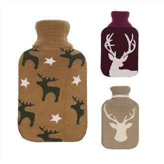 शीतल बुना हुआ गर्म पानी की बोतल कवर