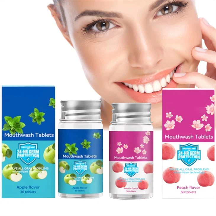 Bad Breath Remover Teeth Mouthwash Tablet