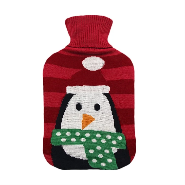 Custom Hot Water Bag Christmas Knitted Covers